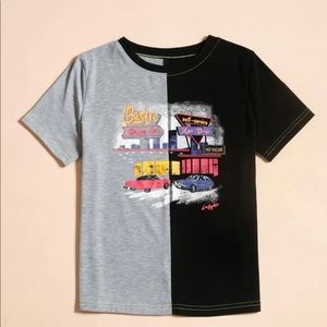 Black and Grey Graphic Tee